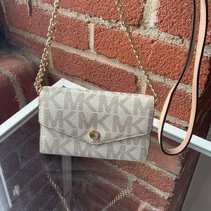 Michael Kors Monogram Chain Bag